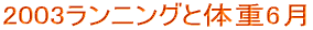 2003�����j���O�Ƒ̏d6��